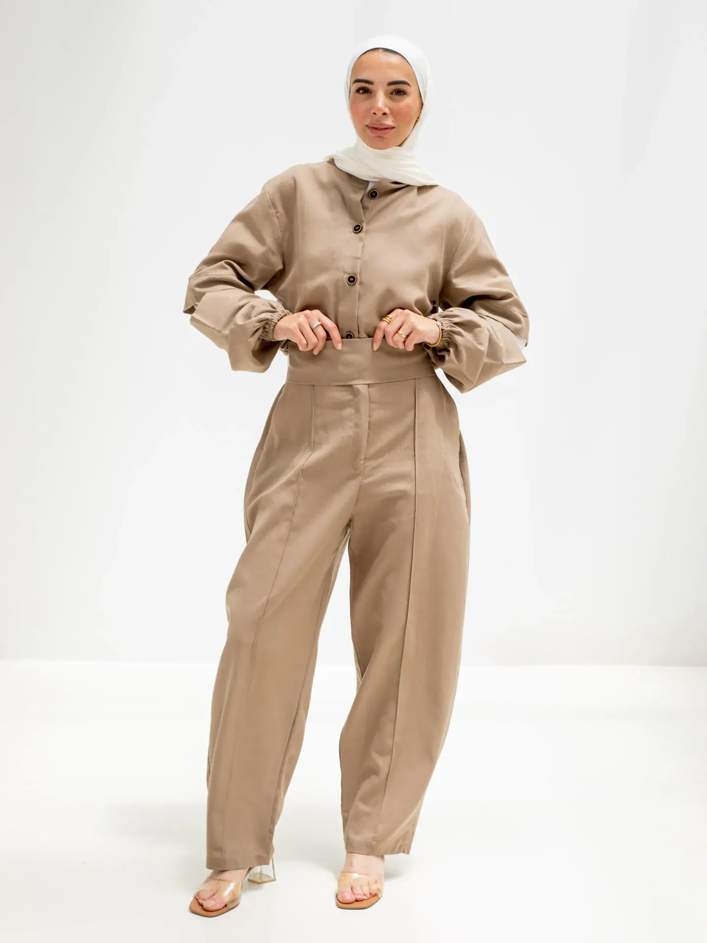 Pure Linen Jumpsuit — View 8