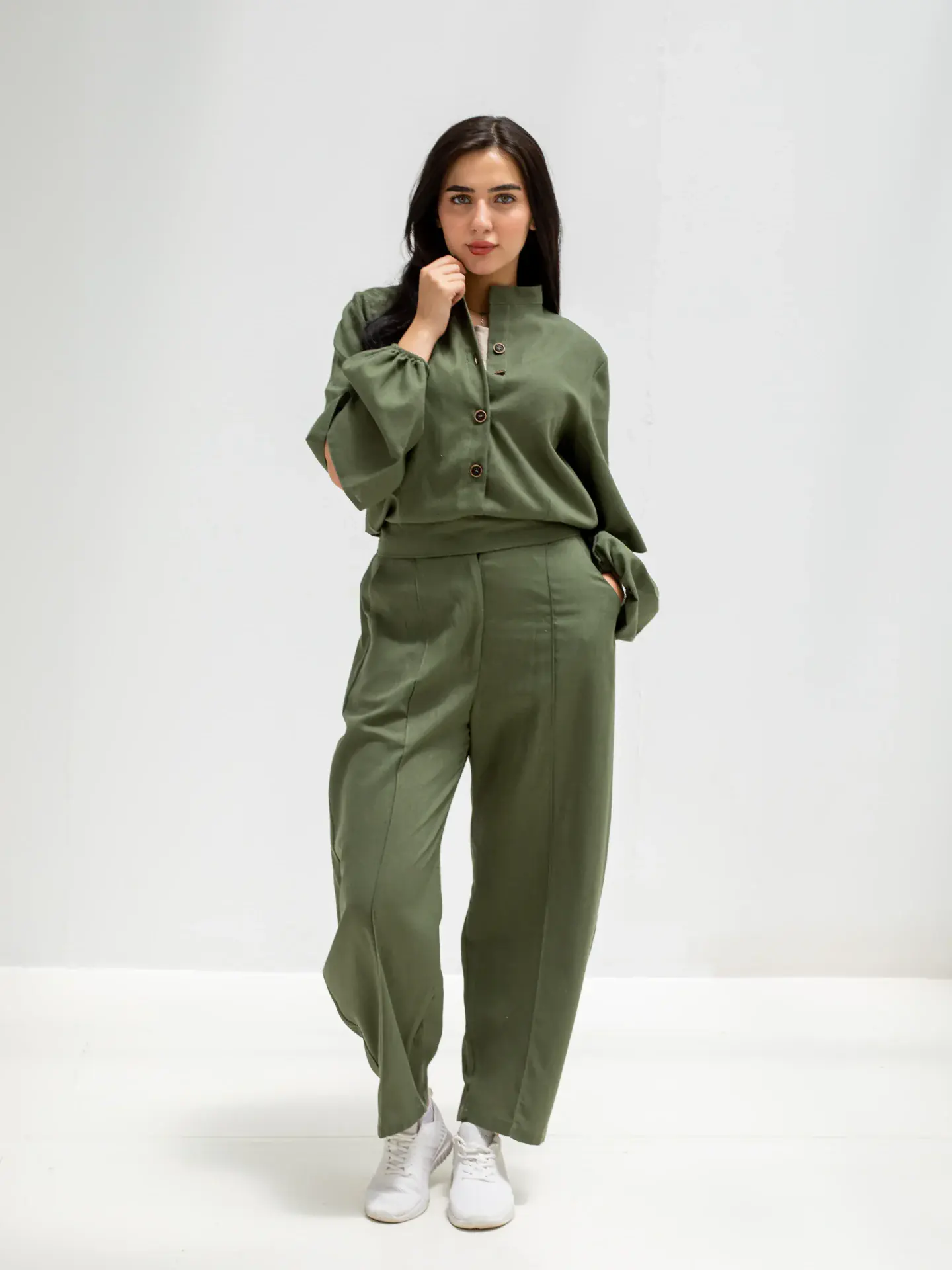 Pure Linen Jumpsuit — View 7