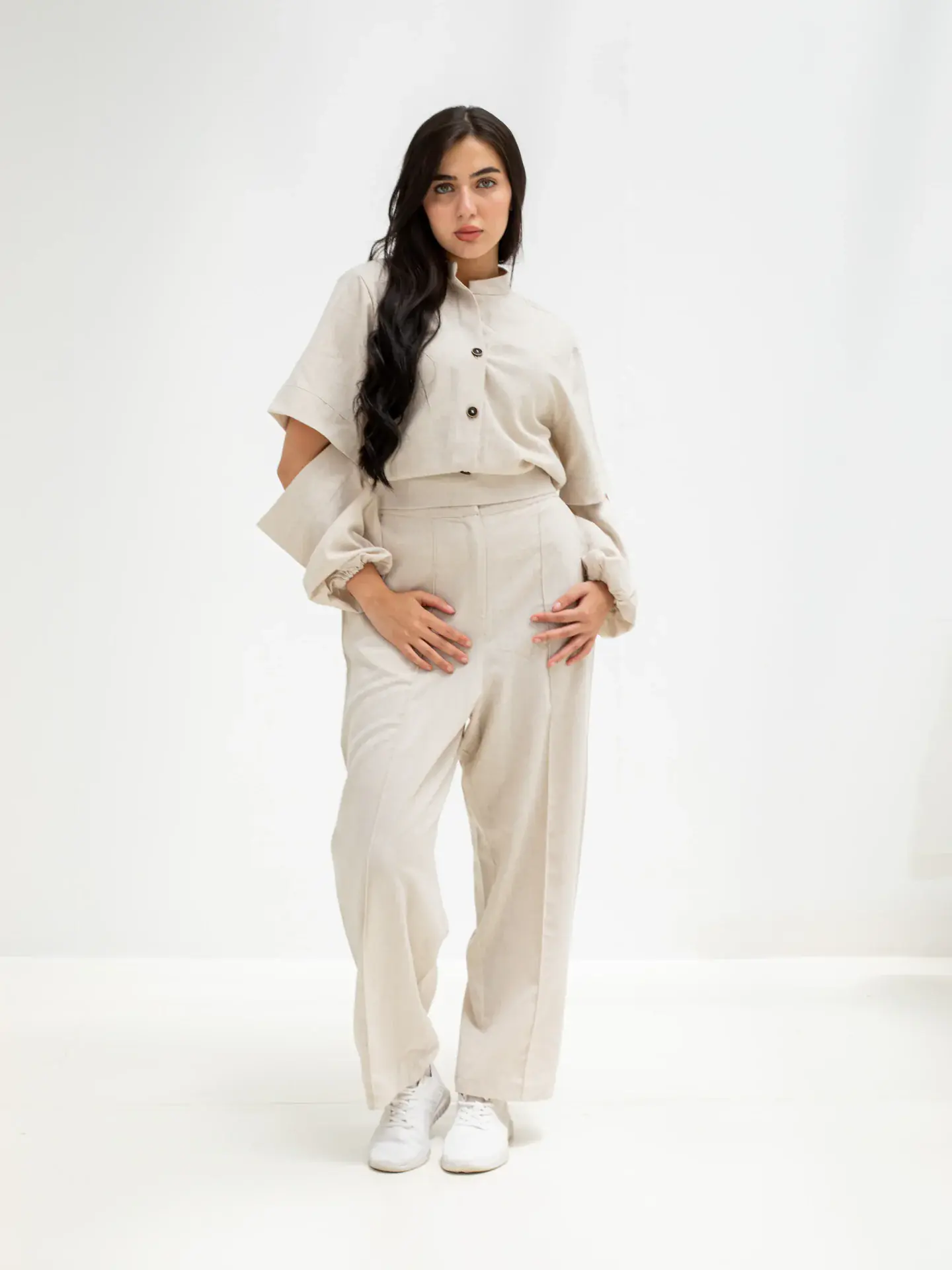 Pure Linen Jumpsuit — View 2
